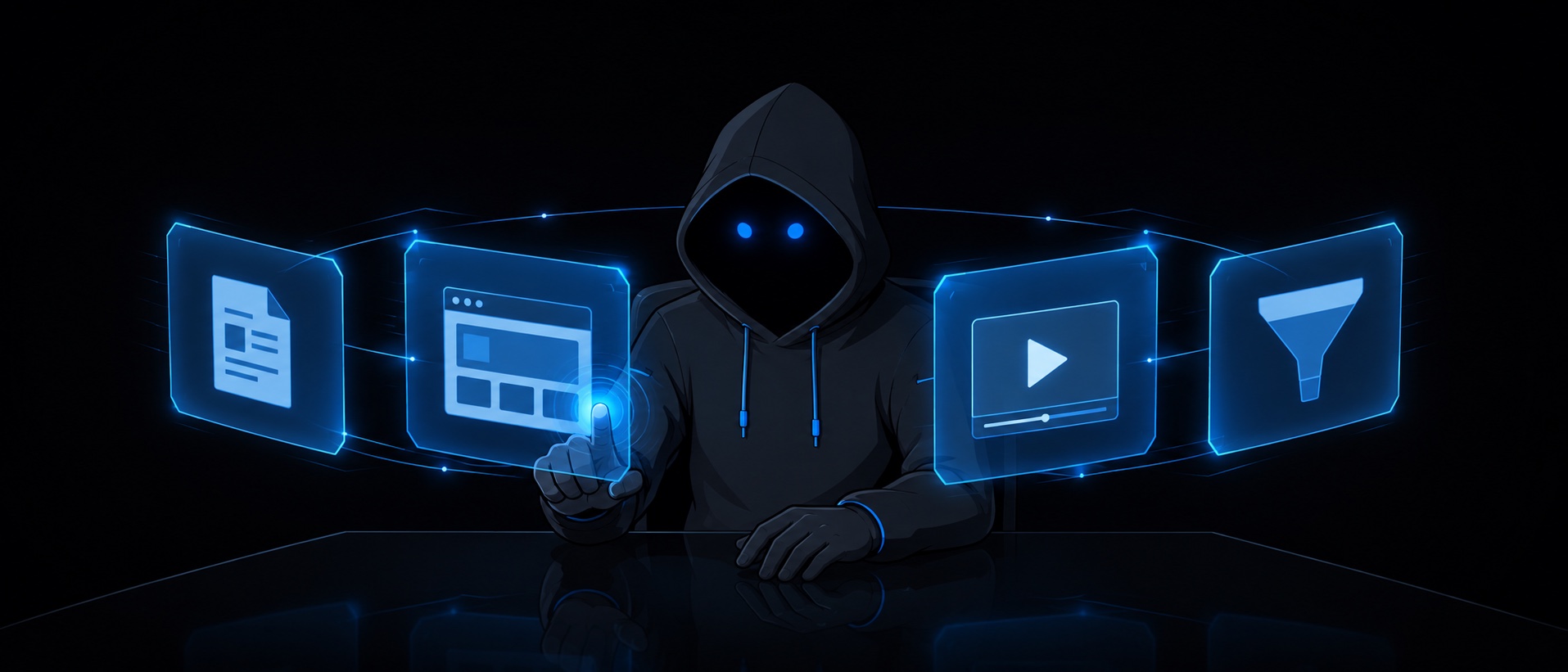 Mecanismo: 4 etapas conectadas — Oferta, Página, Criativo, Funil